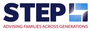 Logo der STEP (Society of Trust and Estate Practitioners) – Advising Families across Generations.